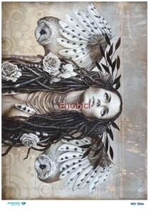 Diamond Pirinç Dekopaj Kağıdı - 1264