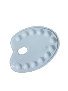 Plastik Palet Oval Küçük 19x15cm