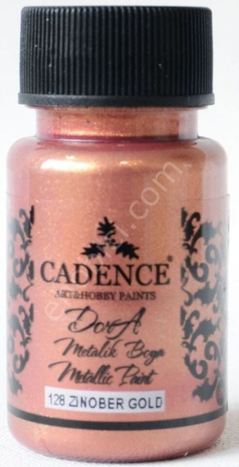 Cadence Dora Metalik Boya 128 Zinober Altın 50ML