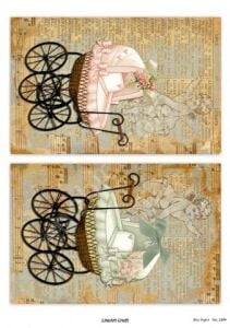 Lineart Pirinç Dekopaj Kağıdı Model - 2499