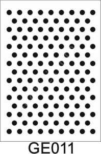 Geometrik Desenler Stencil Şablon (21x30) GE-011