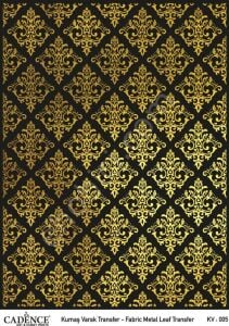 KV-05 Cadence Kumaş Varak Transfer Altın 30x42cm