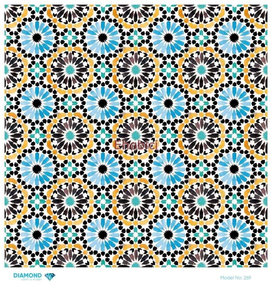 Diamond Pirinç Dekopaj Kağıdı - 269 - 30x30
