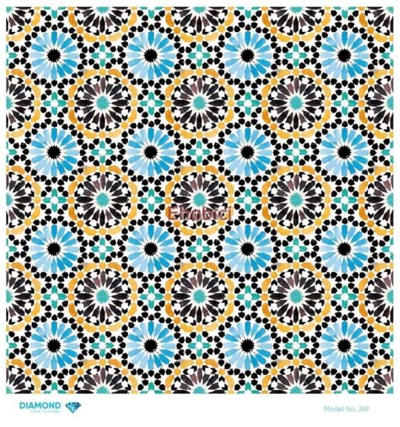 Diamond Pirinç Dekopaj Kağıdı - 269 - 30x30