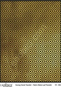 KV-06 Cadence Kumaş Varak Transfer Altın 30x42cm