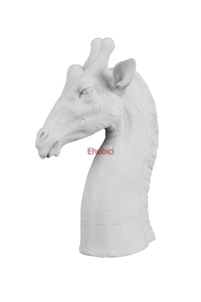 Polyester Küçük Zürafa Kafası 29x17cm HYK627