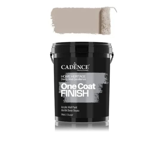 Cadence One Coat Finish OCF25 Küllü Gri Akrilik Duvar Boyası 2.5 Litre