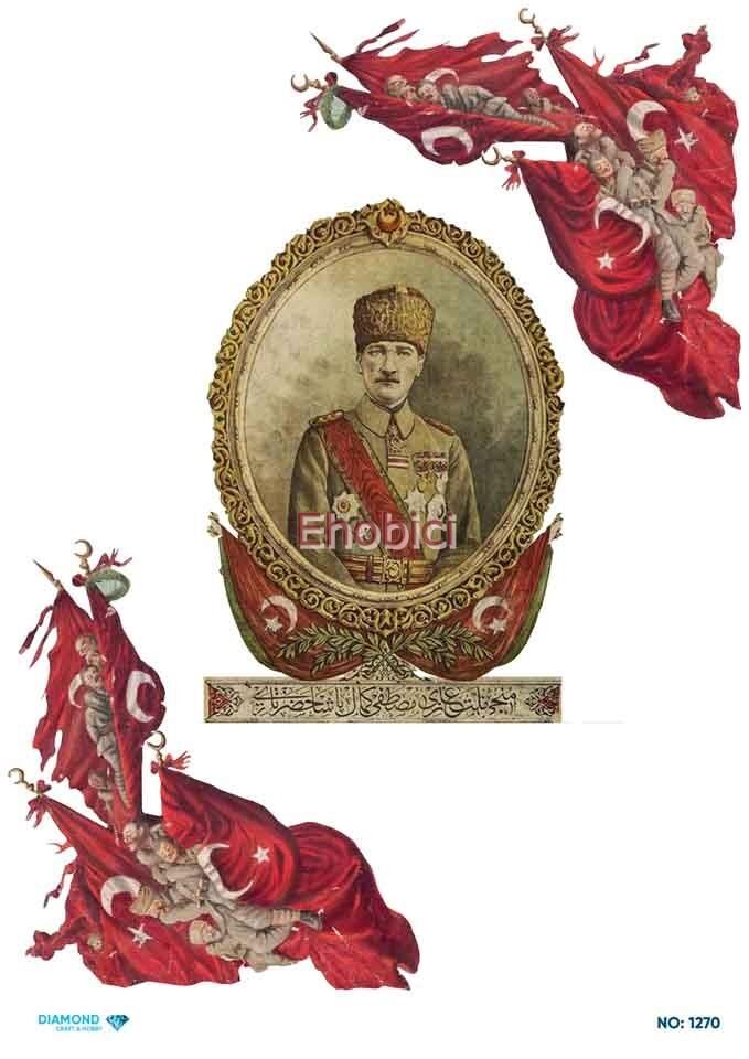 Diamond Pirinç Dekopaj Kağıdı - 1270