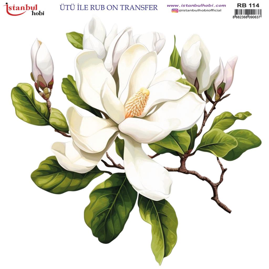 Ütü ile Rub On Transfer Kağıdı 30x30cm RB-114