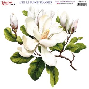 Ütü ile Rub On Transfer Kağıdı 30x30cm RB-114