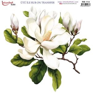 Ütü ile Rub On Transfer Kağıdı 30x30cm RB-114