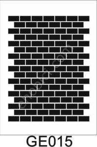 Geometrik Desenler Stencil Şablon (21x30) GE-015