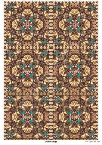 Lineart Pirinç Dekopaj Kağıdı Model - 2504