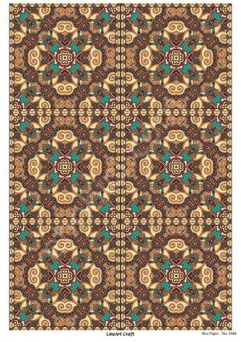 Lineart Pirinç Dekopaj Kağıdı Model - 2504