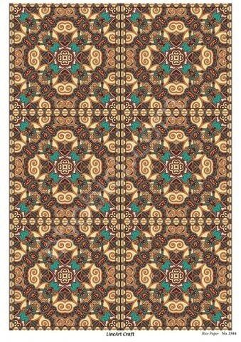 Lineart Pirinç Dekopaj Kağıdı Model - 2504