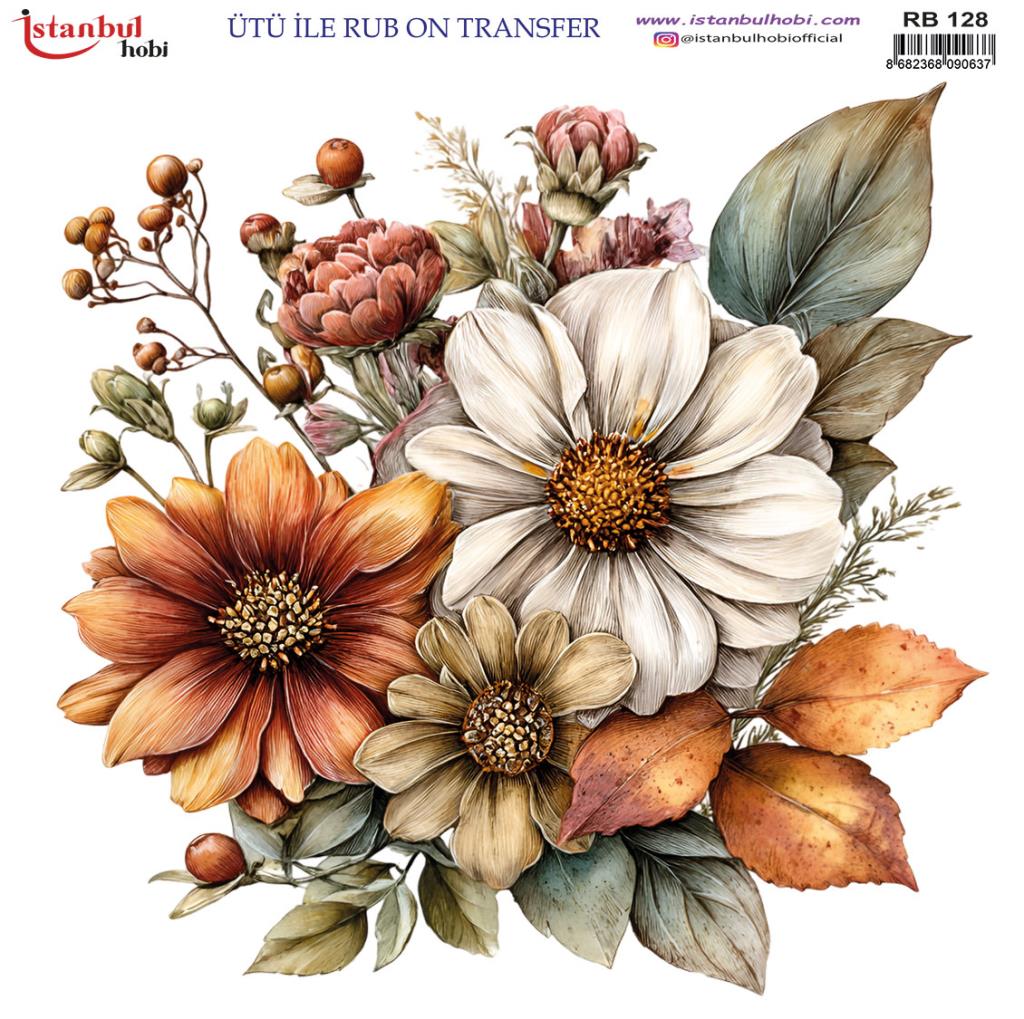 Ütü ile Rub On Transfer Kağıdı 30x30cm RB-128
