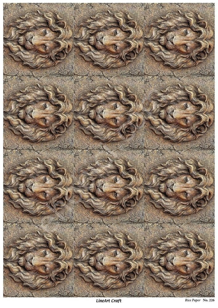 Model 226 - Pirinç Dekopaj Lineart Craft