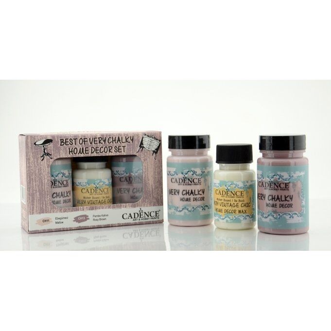 CH11-CH13 Ebegümeci ve Pembe Kahve - Cadence Very Chalky Set 6