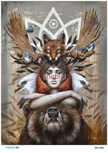 Diamond Pirinç Dekopaj Kağıdı - 1274