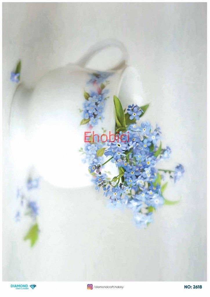 Diamond Pirinç Dekopaj Kağıdı - 2618