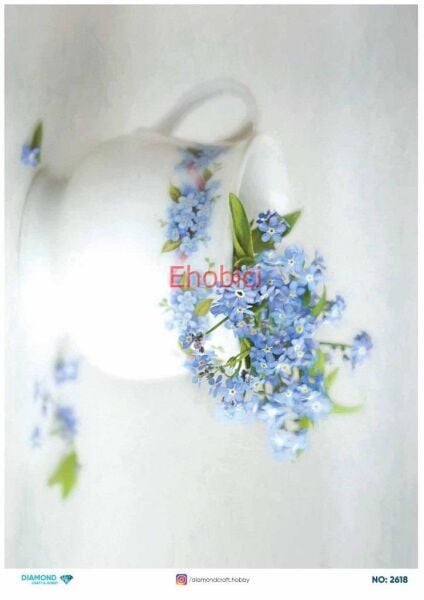 Diamond Pirinç Dekopaj Kağıdı - 2618