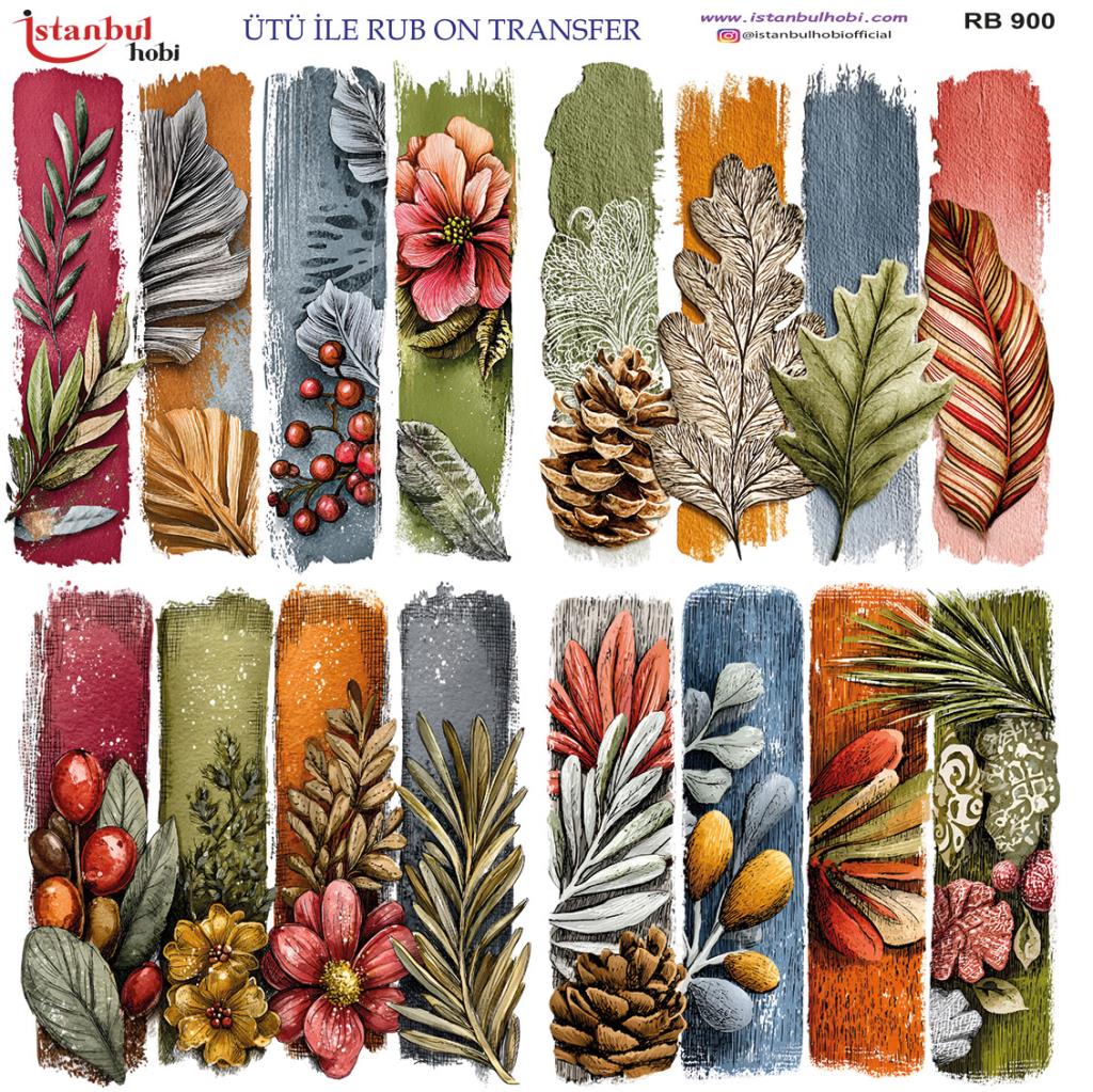 Ütü ile Rub On Transfer Kağıdı 30x30cm RB-900