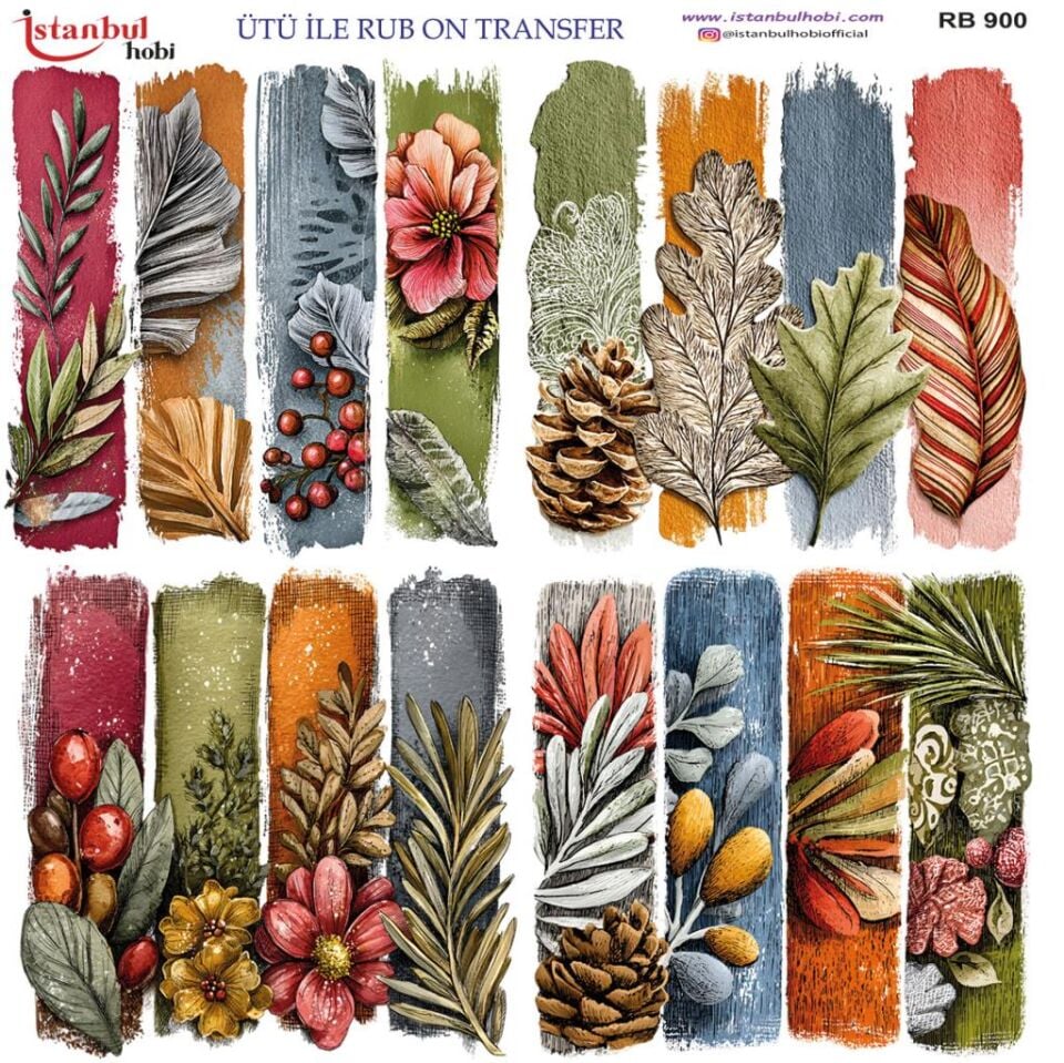 Ütü ile Rub On Transfer Kağıdı 30x30cm RB-900