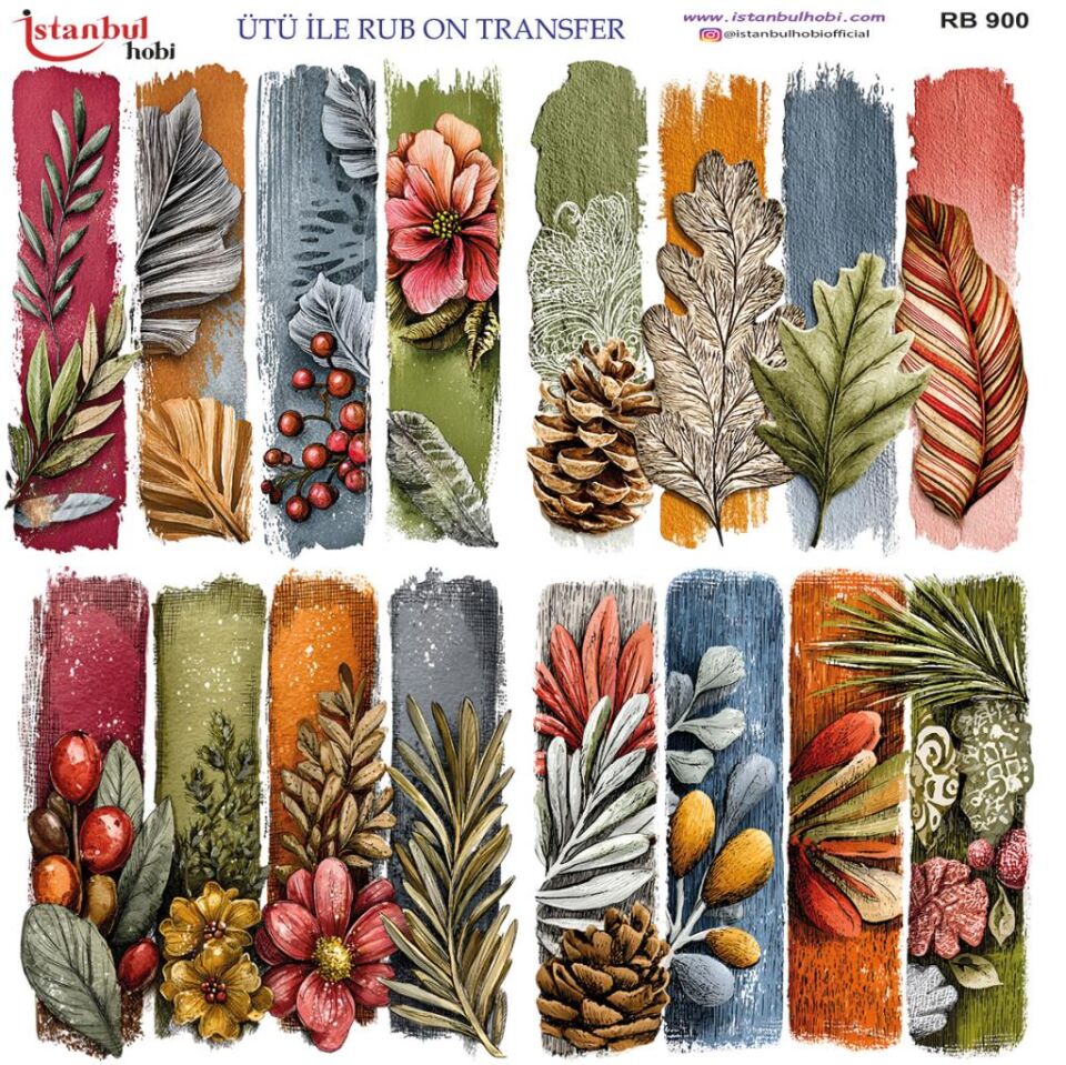 Ütü ile Rub On Transfer Kağıdı 30x30cm RB-900