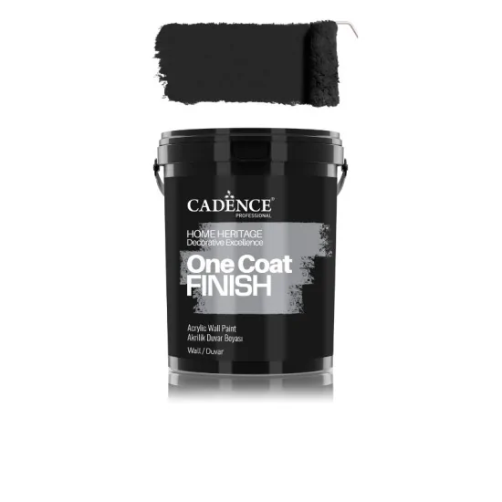 Cadence One Coat Finish OCF30 Gece Siyahı Akrilik Duvar Boyası 2.5 Litre