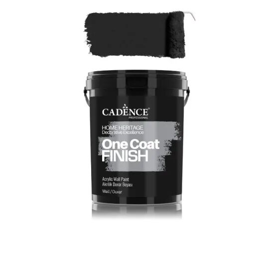 Cadence One Coat Finish OCF30 Gece Siyahı Akrilik Duvar Boyası 2.5 Litre