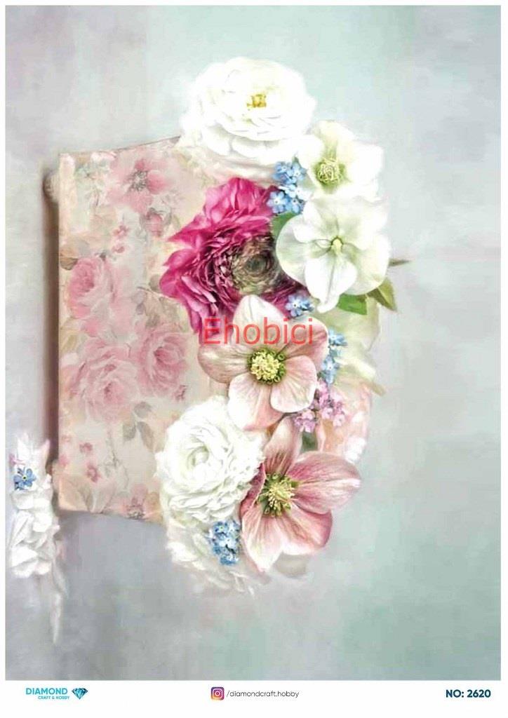 Diamond Pirinç Dekopaj Kağıdı - 2620