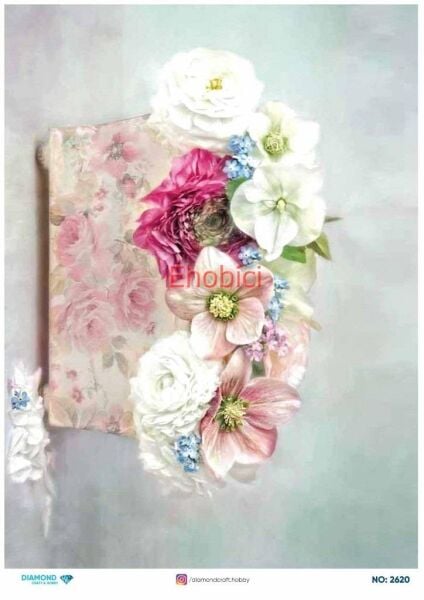 Diamond Pirinç Dekopaj Kağıdı - 2620