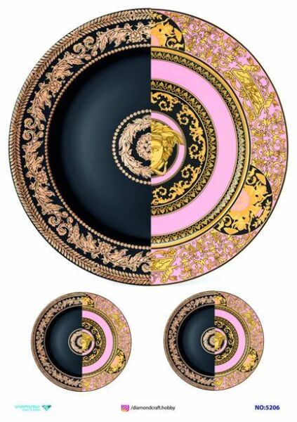 Diamond Pirinç Dekopaj Kağıdı - 5206