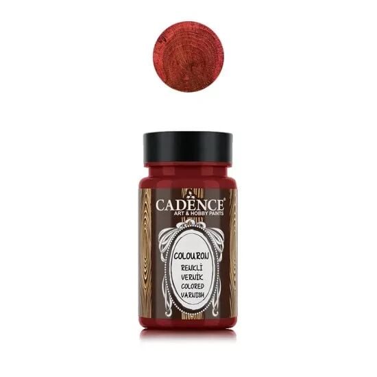 Cadence Renkli Vernik CV04 Kırmızı 90ml