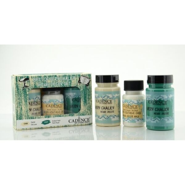 CH06-CH37 Dantel ve Kraliyet Yeşili - Cadence Very Chalky Set 5