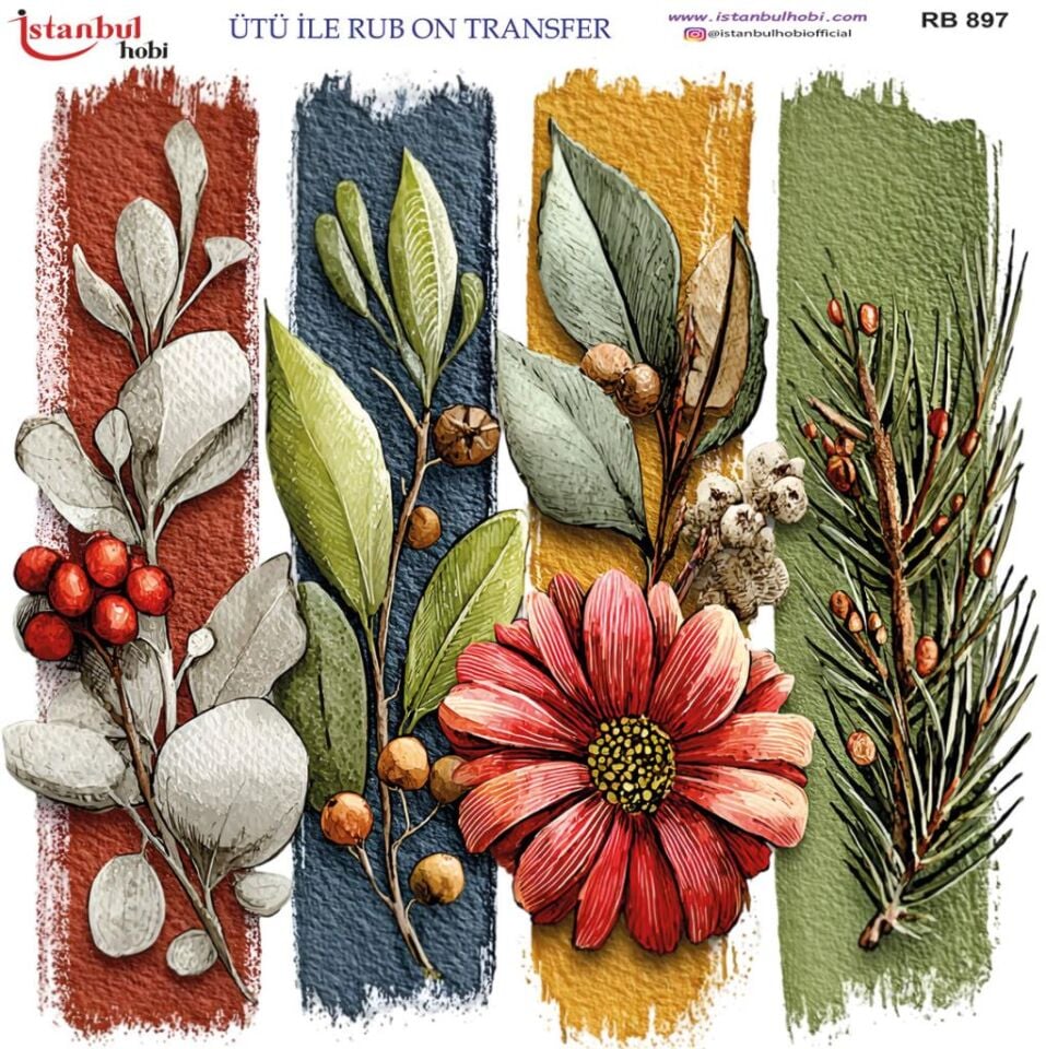 Ütü ile Rub On Transfer Kağıdı 30x30cm RB-897