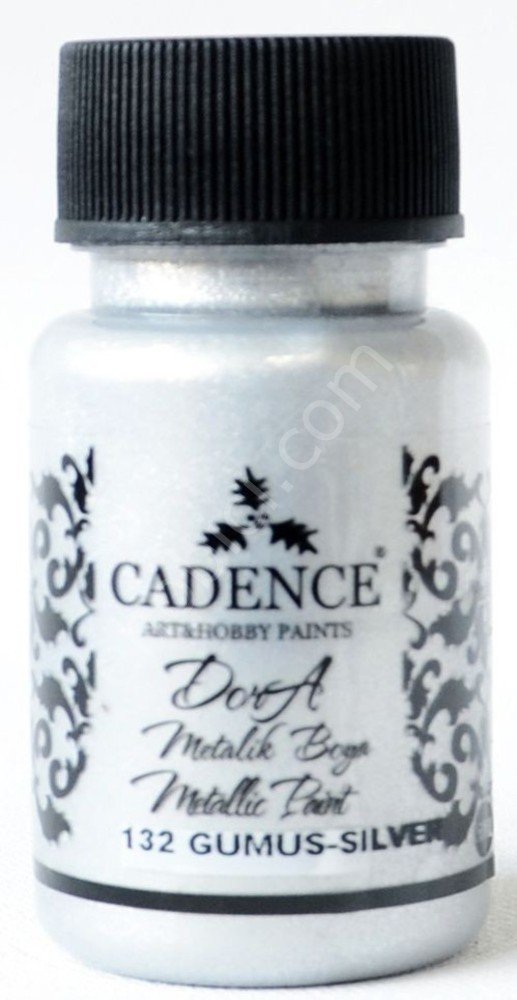 Cadence Dora Metalik Boya 132 Gümüş 50ML