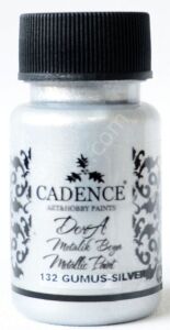 Cadence Dora Metalik Boya 132 Gümüş 50ML