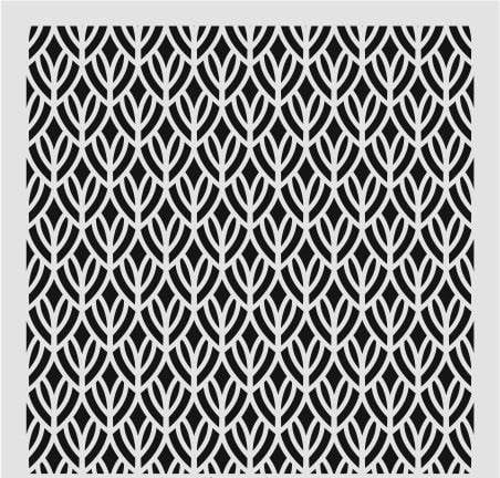 Ardışık Desen Stencil Şablon (25x25) R-062