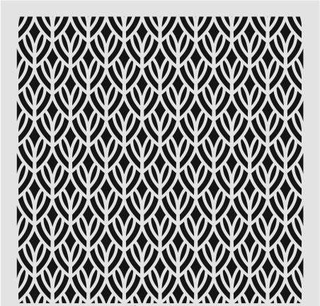 Ardışık Desen Stencil Şablon (25x25) R-062