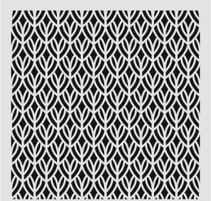 Ardışık Desen Stencil Şablon (25x25) R-062