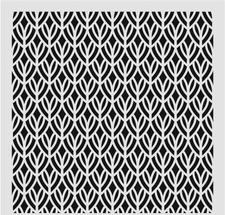 Ardışık Desen Stencil Şablon (25x25) R-062
