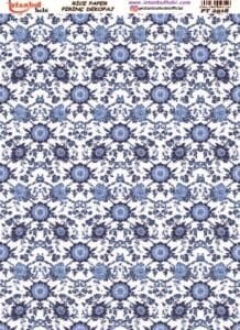 Pirinç Dekopaj Kağıdı 30x42cm PT-2918 Etnik Desenler