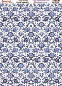 Pirinç Dekopaj Kağıdı 30x42cm PT-2918 Etnik Desenler