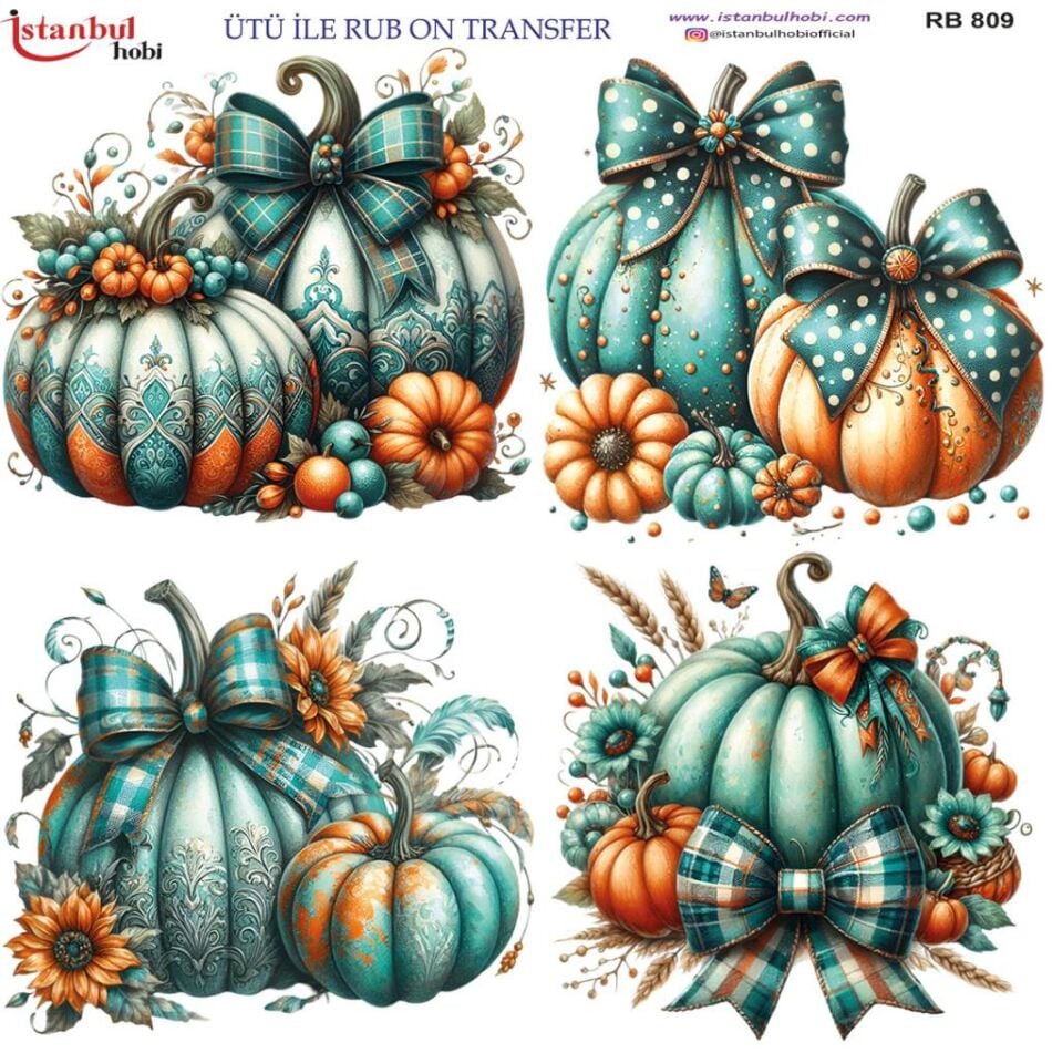 Ütü ile Rub On Transfer Kağıdı 30x30cm RB-809
