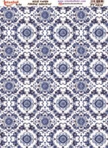 Pirinç Dekopaj Kağıdı 30x42cm PT-2919 Etnik Desenler