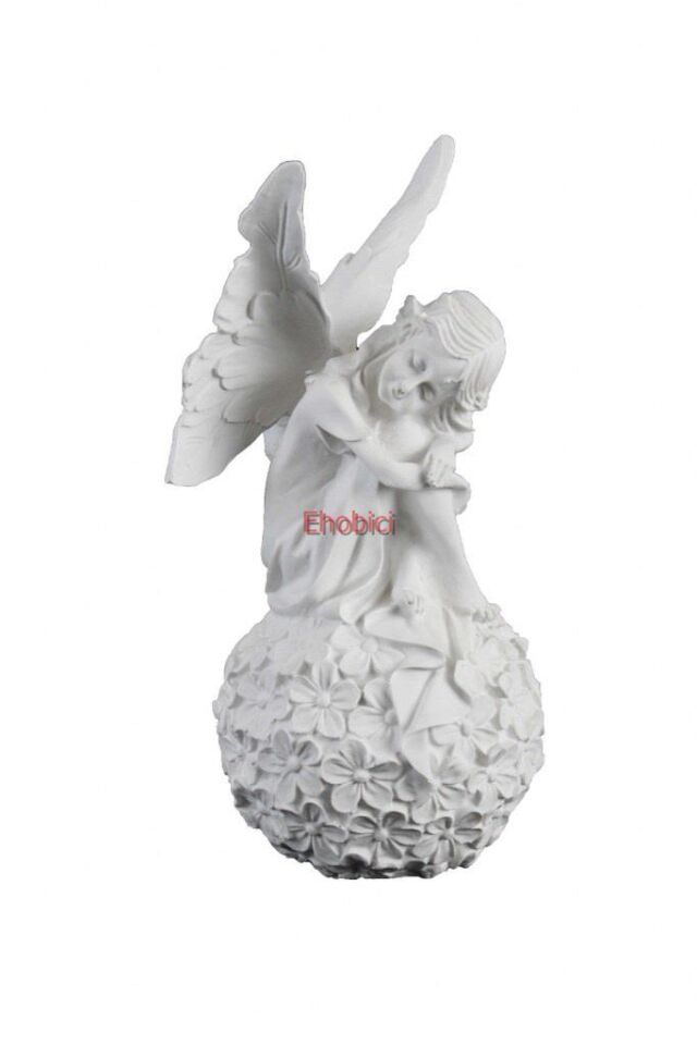 Polyester Çiçekli Melek 32x14cm HYK645