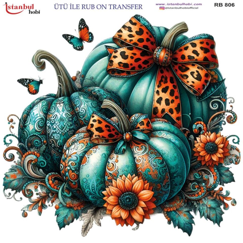 Ütü ile Rub On Transfer Kağıdı 30x30cm RB-806