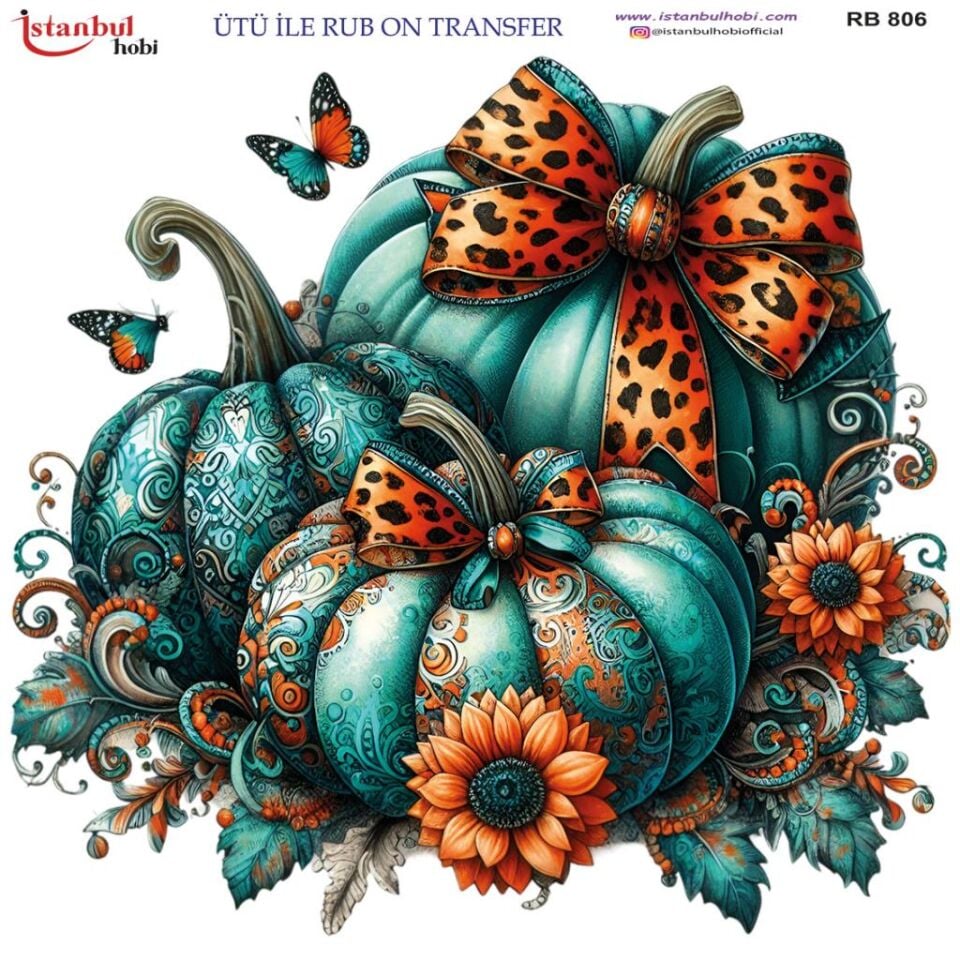 Ütü ile Rub On Transfer Kağıdı 30x30cm RB-806