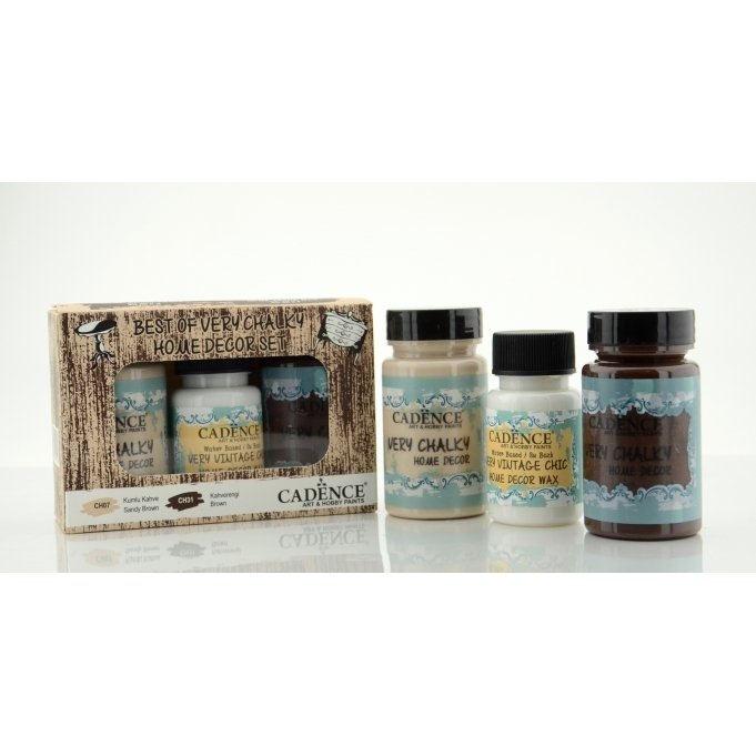CH07-CH31 Kahvrengi ve Kumlu Kahverengi - Cadence Very Chalky Set 4